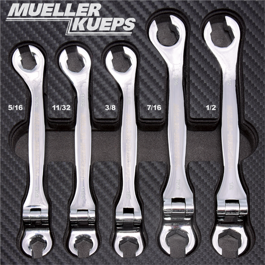Mueller - Kueps Line Wrench Kit 5pcs. SAE