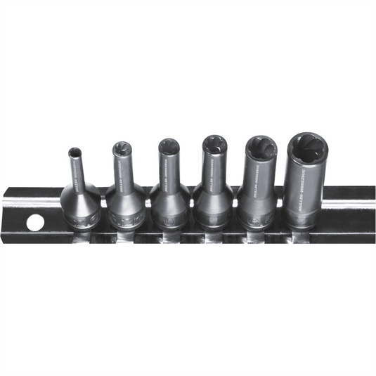 Mueller - Kueps Extractor kit 6 pcs. For glow plug electrode; left;  (2;60 - 3;20 - 3;50 - 4;50 - 6;50 - 8;25mm)