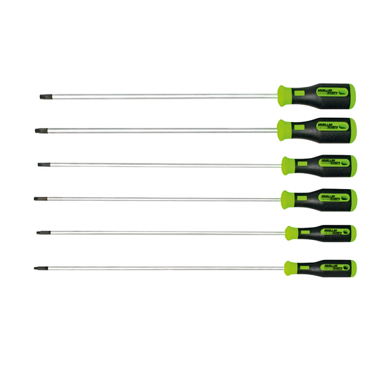 Mueller - Kueps 6 Pc. XL Torx Screwdriver Set