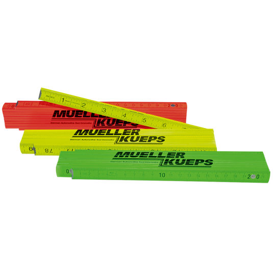 Mueller - Kueps Mueller-Ruler Kit    3pcs. Neongreen + Neonred + Neonyellow