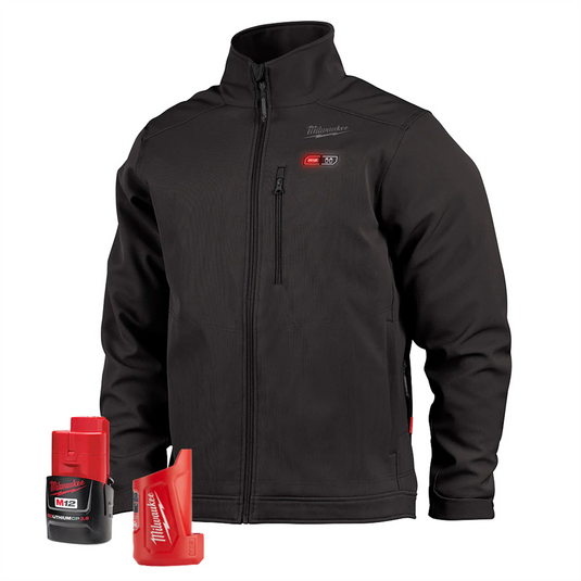 Milwaukee Tool M12 Heated TOUGHSHELL Black Jacket Kit; 3X