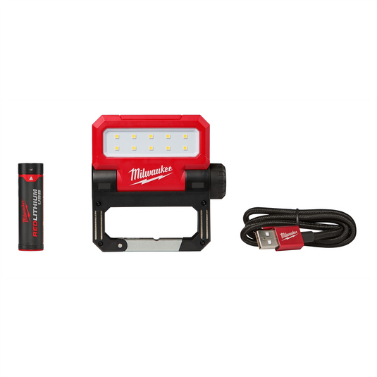 Milwaukee Tool REDLITHIUM USB  ROVER Pivoting Flood Light