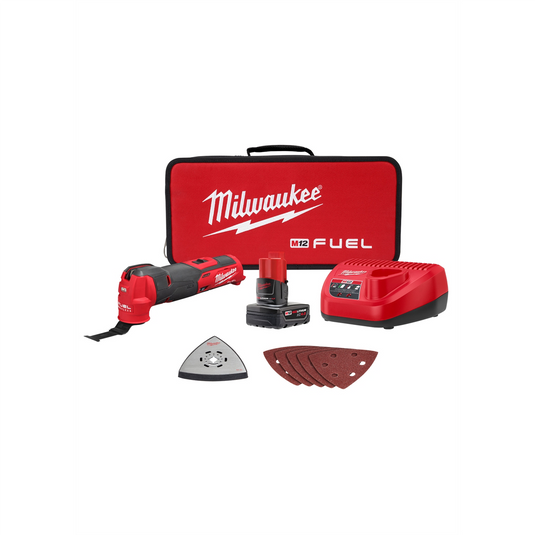 Milwaukee Tool M12 FUEL Oscillating Multi-Tool Kit