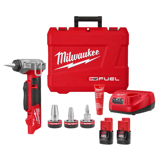 M12 FUEL ProPEX Expander Kit w/ 1/2""-1"" RAPID SEAL ProPEX Expander Heads