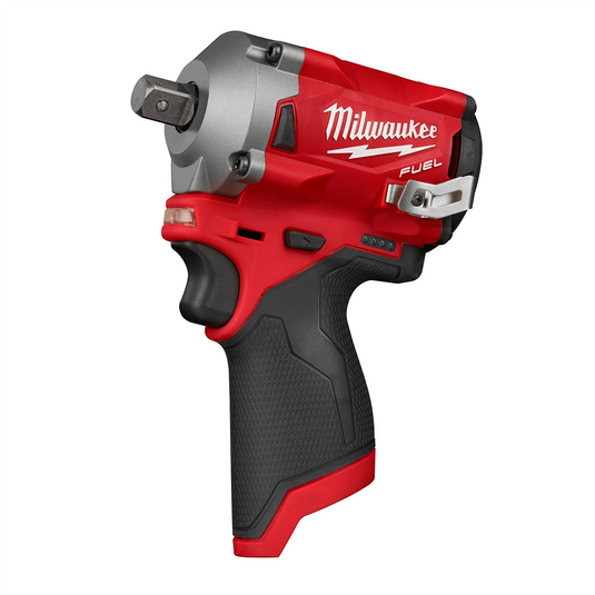 Milwaukee Tool M12 FUEL 1/2&rdquo; Stubby Impact Wrench w/ Pin Detent