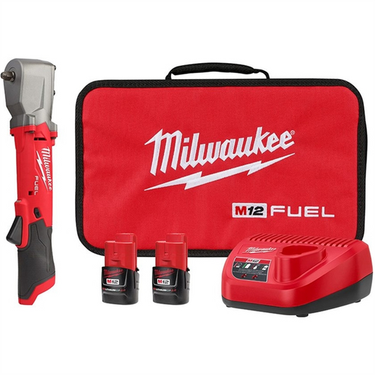 Milwaukee Tool M12 FUEL  3/8"" Right Angle Impact Wrench w/ Friction Ring Kit