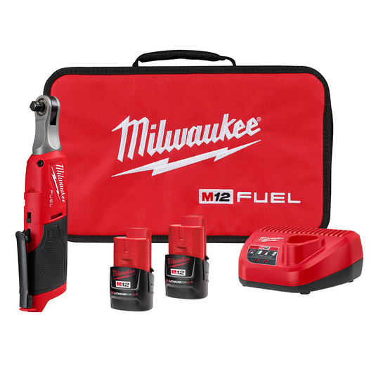 Milwaukee Tool M12 FUEL 3/8"" High Speed Ratchet Kit