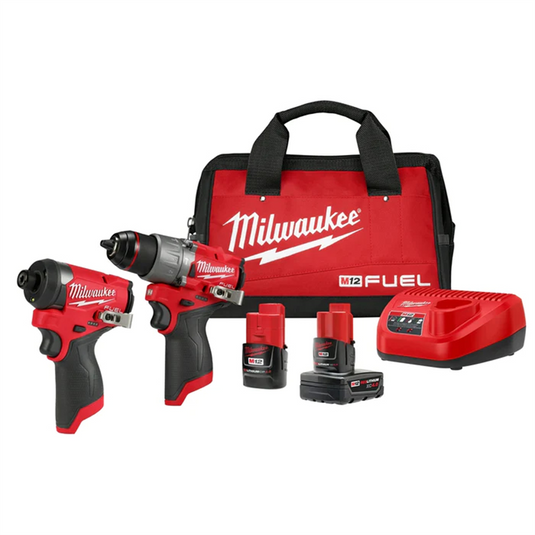 Milwaukee Tool M12 FUEL 1/4"" Hex Impact Driver w/ HACKZALL&reg; Recip Saw Kit