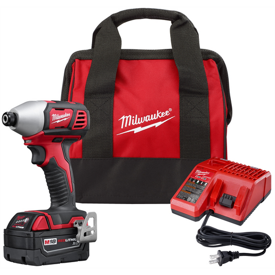 Milwaukee Tool M18 1/4"" HEX IMP DRIVER 1 BATT XC KIT