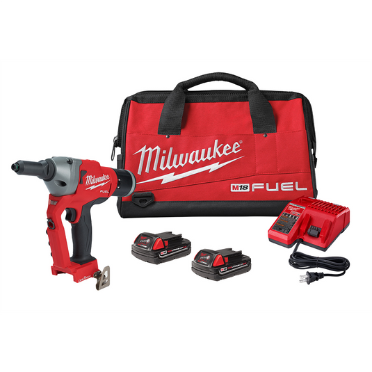 Milwaukee Tool M18 FUEL 1/4"" Blind Rivet Tool w/ ONE-KEY Kit