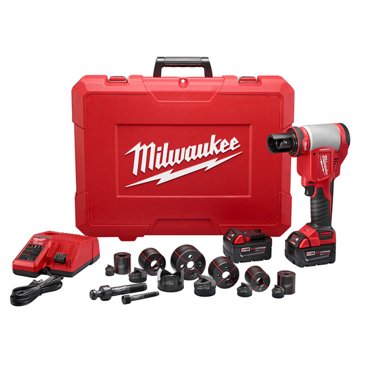 Milwaukee Tool M18 FORCE LOGIC 10T Knockout Tool 1/2"" - 2"" Kit