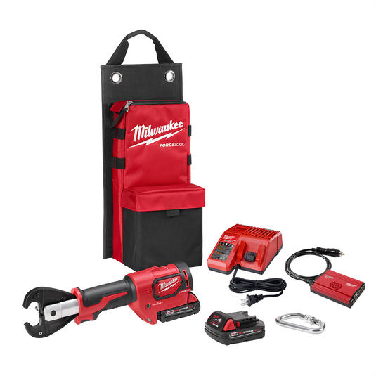 M18 FORCE LOGIC 6T Utility Crimper Kit with D3 Grooves ""Snub Nose