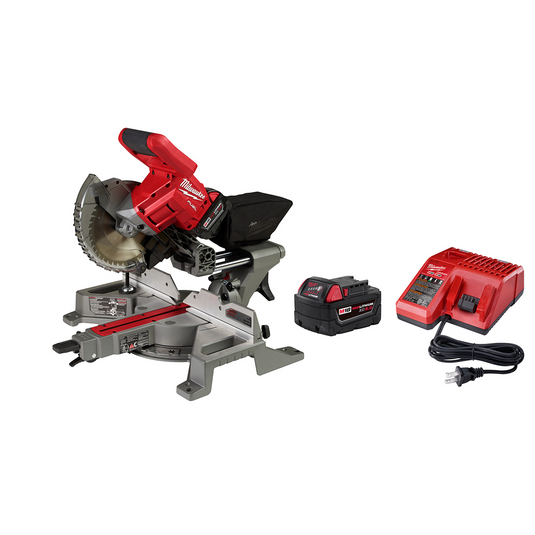 Milwaukee Tool M18 FUEL 7-1/4&rdquo; Dual Bevel Sliding Compound Miter Saw Kit