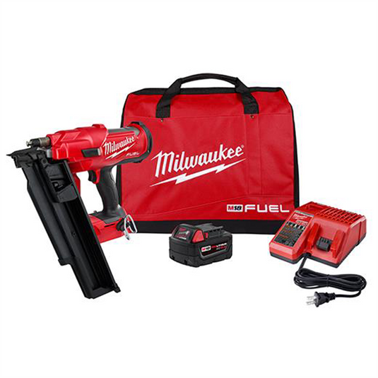 Milwaukee Tool M18 FUEL 21 Degree Framing Nailer Kit