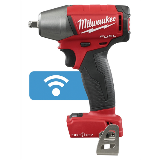 Milwaukee Tool M18 FUEL with ONE-KEY 3/8"" Compact Impact Wrench w/ Friction Ring (Tool Only)