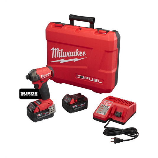 Milwaukee Tool M18 FUEL SURGE 1/4"" Hex Hydraulic Driver Kit