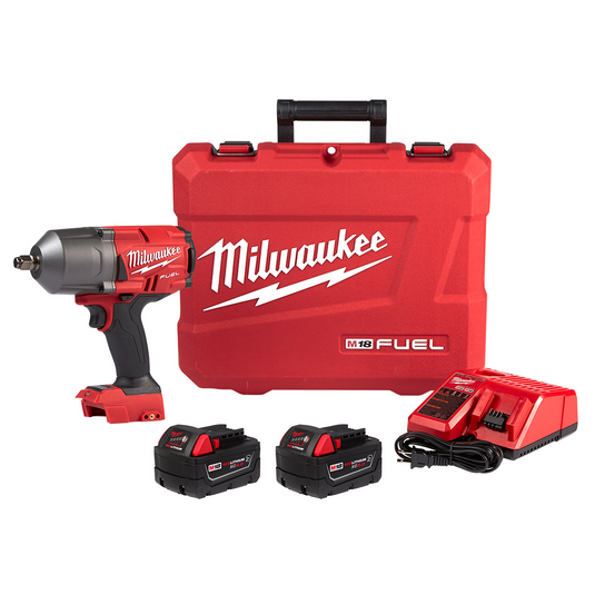 Milwaukee Tool M18 FUEL High Torque �&rdquo; Impact Wrench with Friction Ring Kit