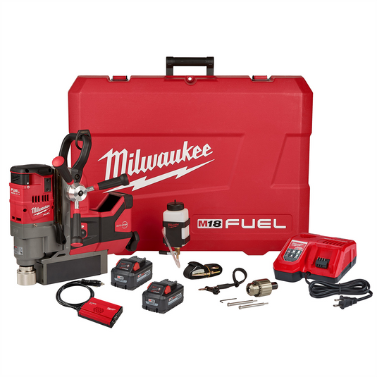 Milwaukee Tool M18 FUEL 1-1/2"" Lineman Magnetic Drill High Demand Kit