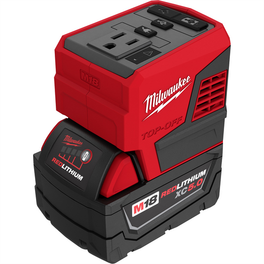 M18 TOP-OFF 175W Power Supply & M18 Redlithium XC5.0 Battery Pack