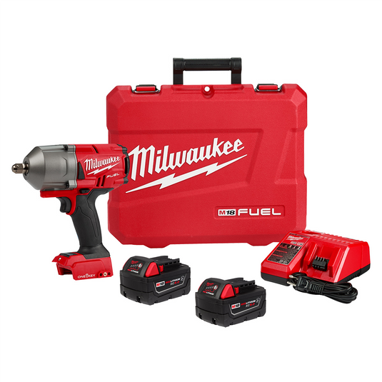 Milwaukee Tool M18 FUEL 1/2"" High Torque Impact Wrench w/ ONE-KEY with Pin Detent Kit