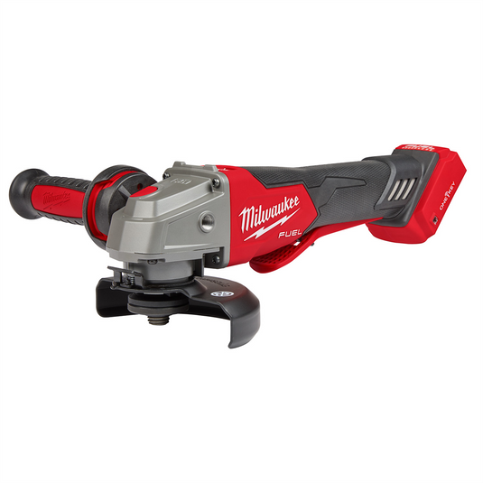 Milwaukee Tool M18 FUEL 4-1/2"" / 5"" Braking Grinder w/ ONE-KEY Paddle Switch; No Lock