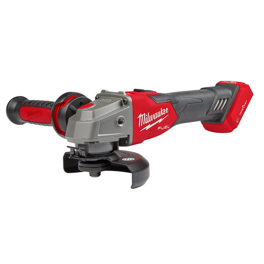 Milwaukee Tool M18 FUEL 4-1/2"" / 5"" Braking Grinder w/ ONE-KEY Slide Switch; Lock-On