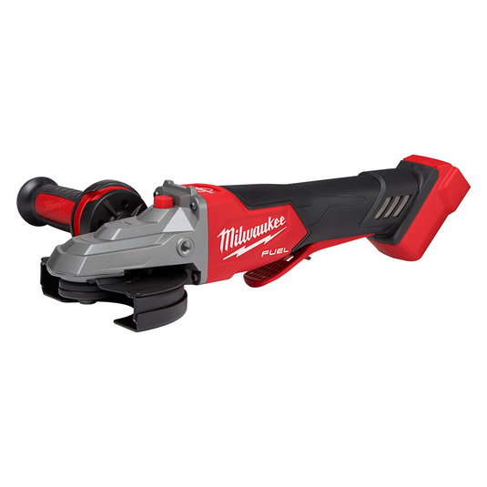Milwaukee Tool M18 FUEL 5"" Flathead Braking Grinder; Paddle Switch No-Lock