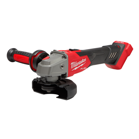 Milwaukee Tool M18 FUEL 4-1/2"" / 5"" Variable Speed Braking Grinder; Slide Switch Lock-On