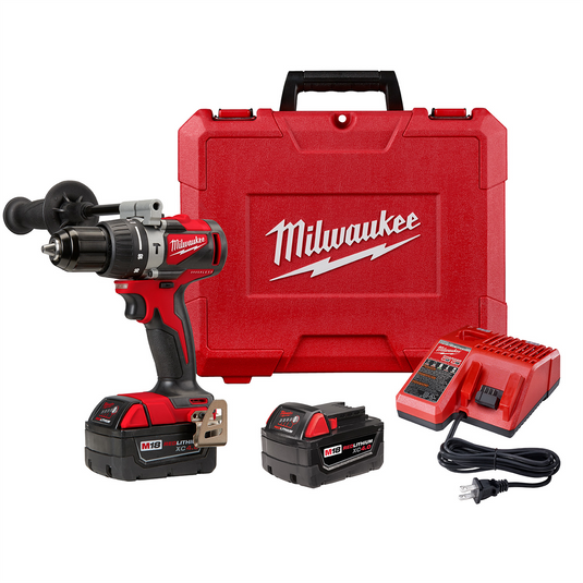 Milwaukee Tool M18 1/2"" Brushless Hammer Drill Kit