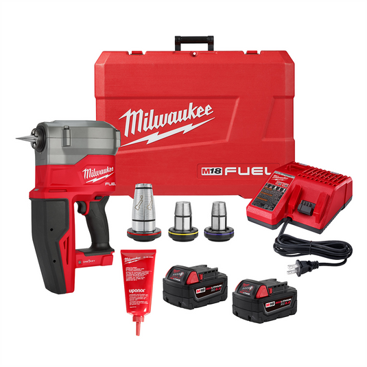 Milwaukee Tool M18 FUEL 2"" ProPEX Expander Kit w/ ONE-KEY with 1 1/4""-2"" Expander Heads