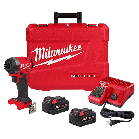 Milwaukee Tool M18 FUEL 1/4"" Hex Impact Driver Kit