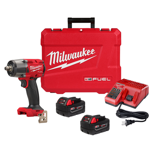 Milwaukee Tool M18 FUEL 1/2 "" Mid-Torque Impact Wrench w/ Friction Ring Kit