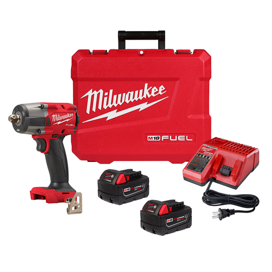 Milwaukee Tool M18 FUEL 1/2 "" Mid-Torque Impact Wrench w/ Pin Detent Kit