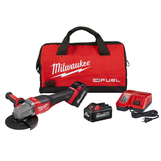 Milwaukee Tool M18 FUEL 4-1/2&rdquo; - 6&rdquo; Braking Grinder Kit; Paddle Switch No-Lock