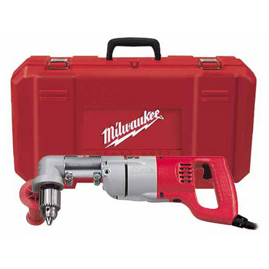 Milwaukee Tool 7-AMP CORDED 1/2"" RIGHT-ANGLE DRILL KIT HARD CASE