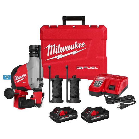 Milwaukee Tool M18 FUEL Overhead Rotary Hammer with Integrated Dust Extraction