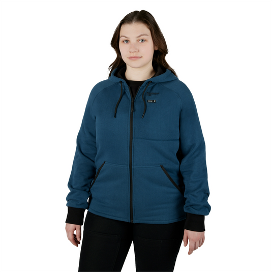 Milwaukee Tool M12 Blue Heat Womens Hoodie Kit Xs