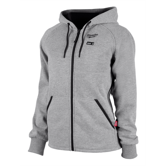Milwaukee Tool M12 GRAY HEAT WOMENS HOODIE KIT XL
