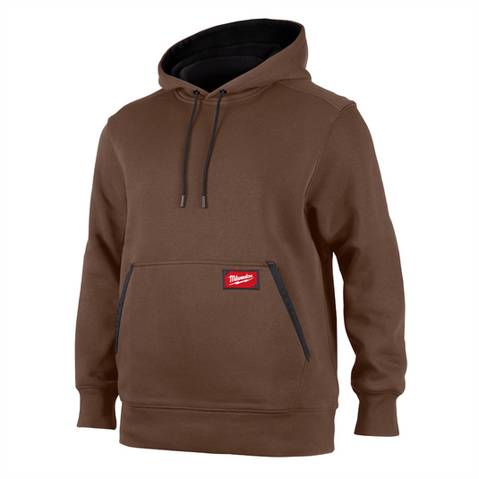 MIDWEIGHT PULLOVER HOODIE BROWN M