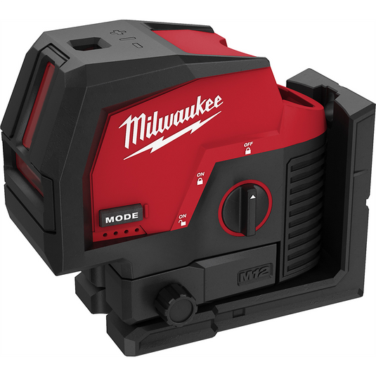 Milwaukee Tool M12 Green Cross Line and Plumb Points Laser