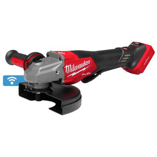 Milwaukee Tool M18 FUEL 4-1/2 Inch-7 Inch Variable Speed Braking Grinder; Paddle Switch w/ ONE-KEY
