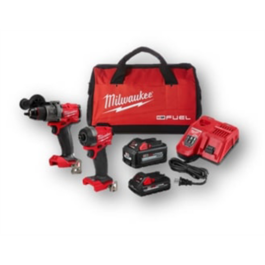 Milwaukee Tool M18 FUEL&trade; 2-Tool Combo Kit w/ High Output&trade; Batteries