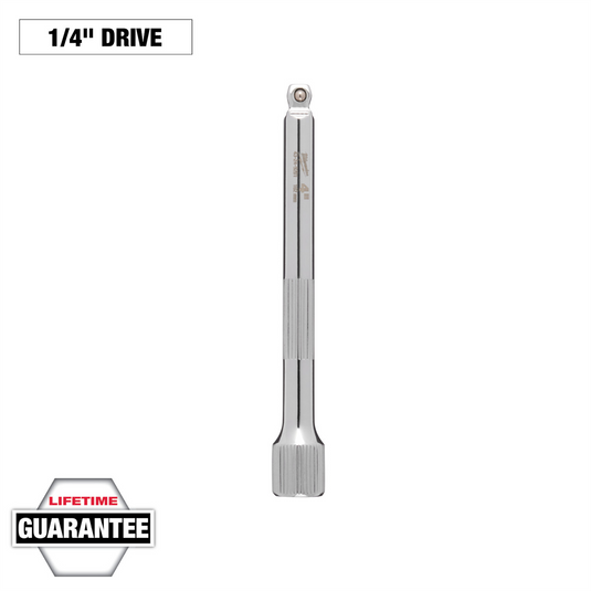 Milwaukee Tool 1/4"" Drive 4"" Wobble Extension