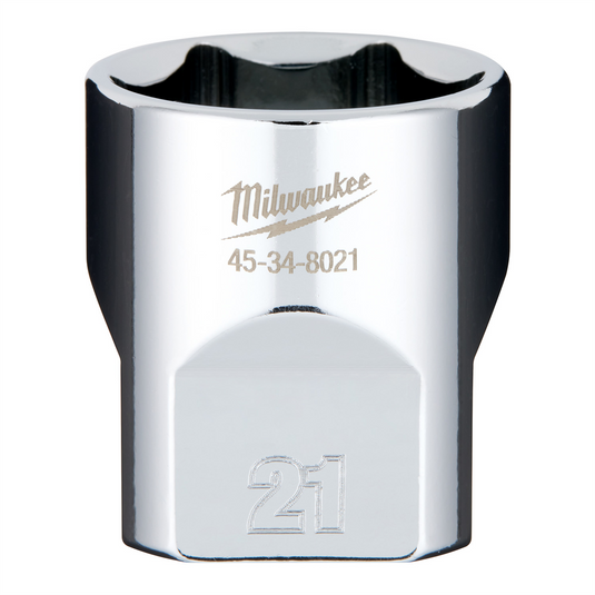 Milwaukee Tool 3/8"" Drive 21mm Socket