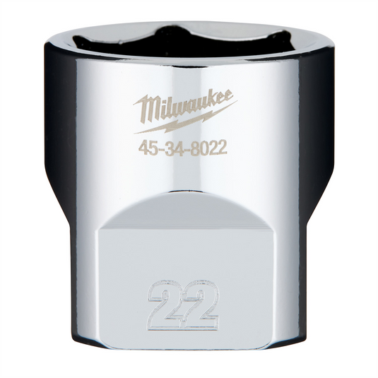 Milwaukee Tool 3/8"" Drive 22mm Socket