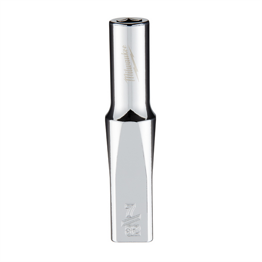 Milwaukee Tool 1/4"" Drive 7/32"" SAE 6-Point Deep Socket with FOUR FLAT Sides; Vanadium Steel; Chrome