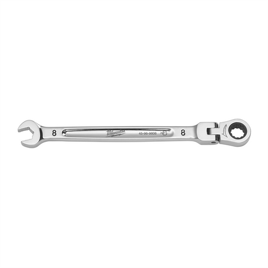 Milwaukee Tool 8mm Flex Head Ratcheting Combination Wrench