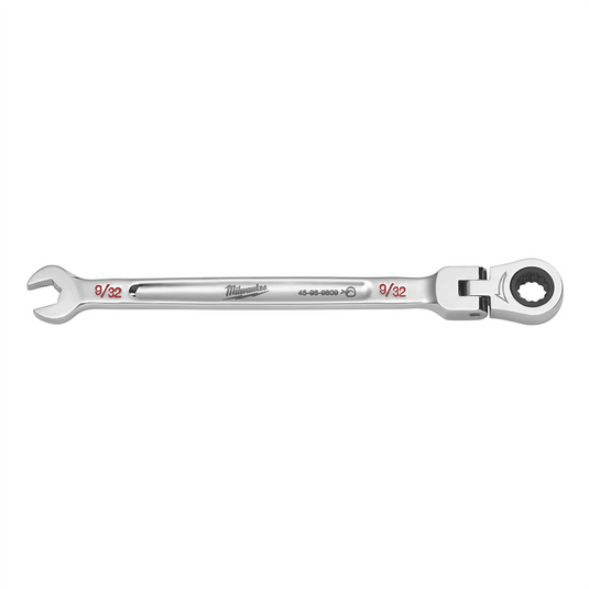 Milwaukee Tool 9/32"" Flex Head Ratcheting Combination Wrench