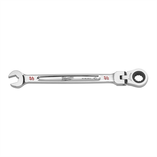 Milwaukee Tool 3/8"" Flex Head Ratcheting Combination Wrench