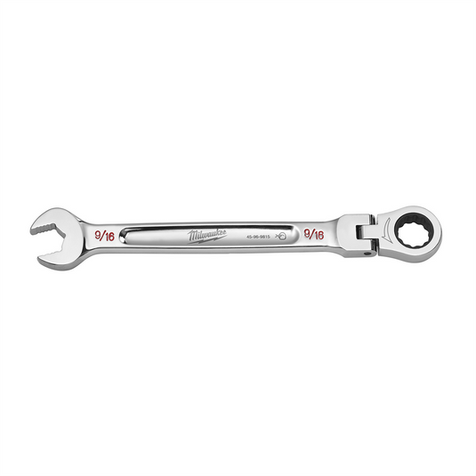 Milwaukee Tool 9/16"" Flex Head Ratcheting Combination Wrench